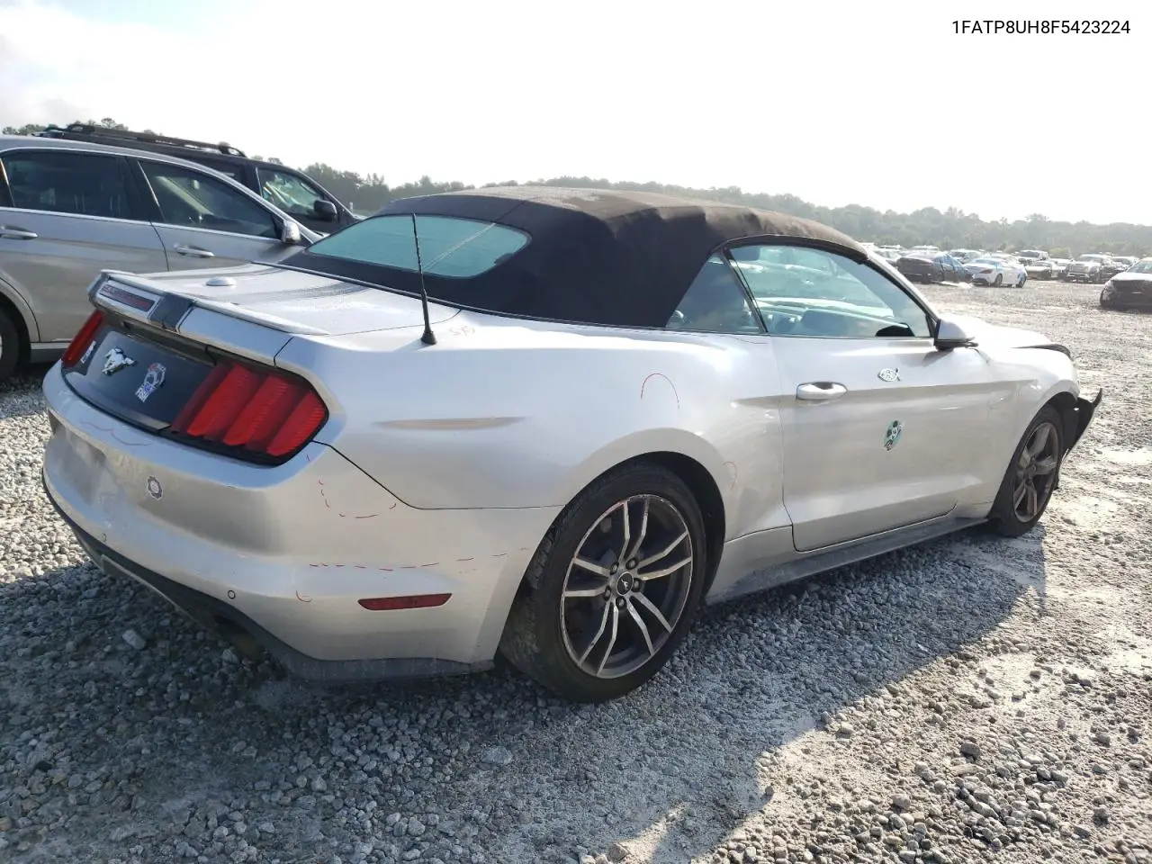 2015 Ford Mustang VIN: 1FATP8UH8F5423224 Lot: 62932065