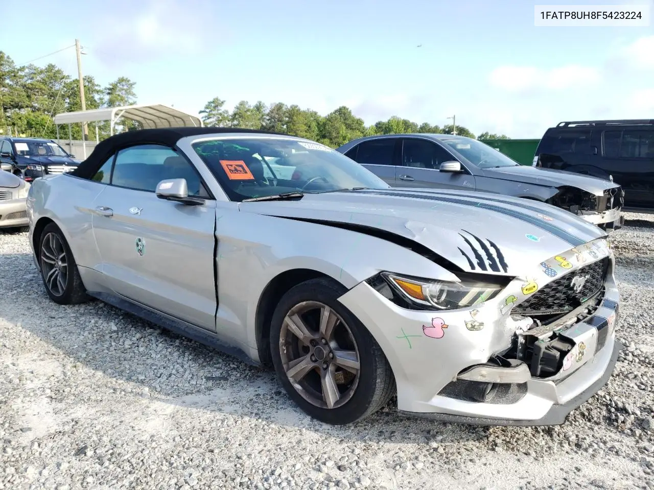 2015 Ford Mustang VIN: 1FATP8UH8F5423224 Lot: 62932065
