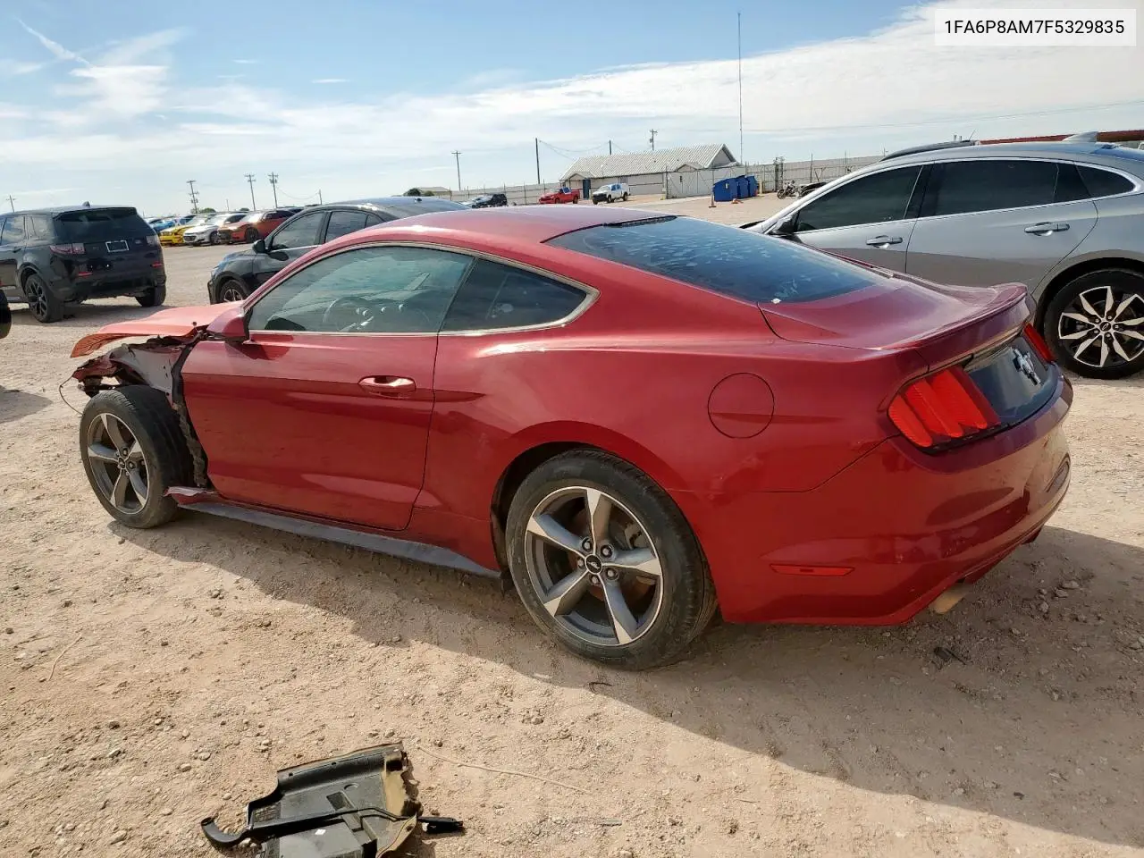 2015 Ford Mustang VIN: 1FA6P8AM7F5329835 Lot: 62985735