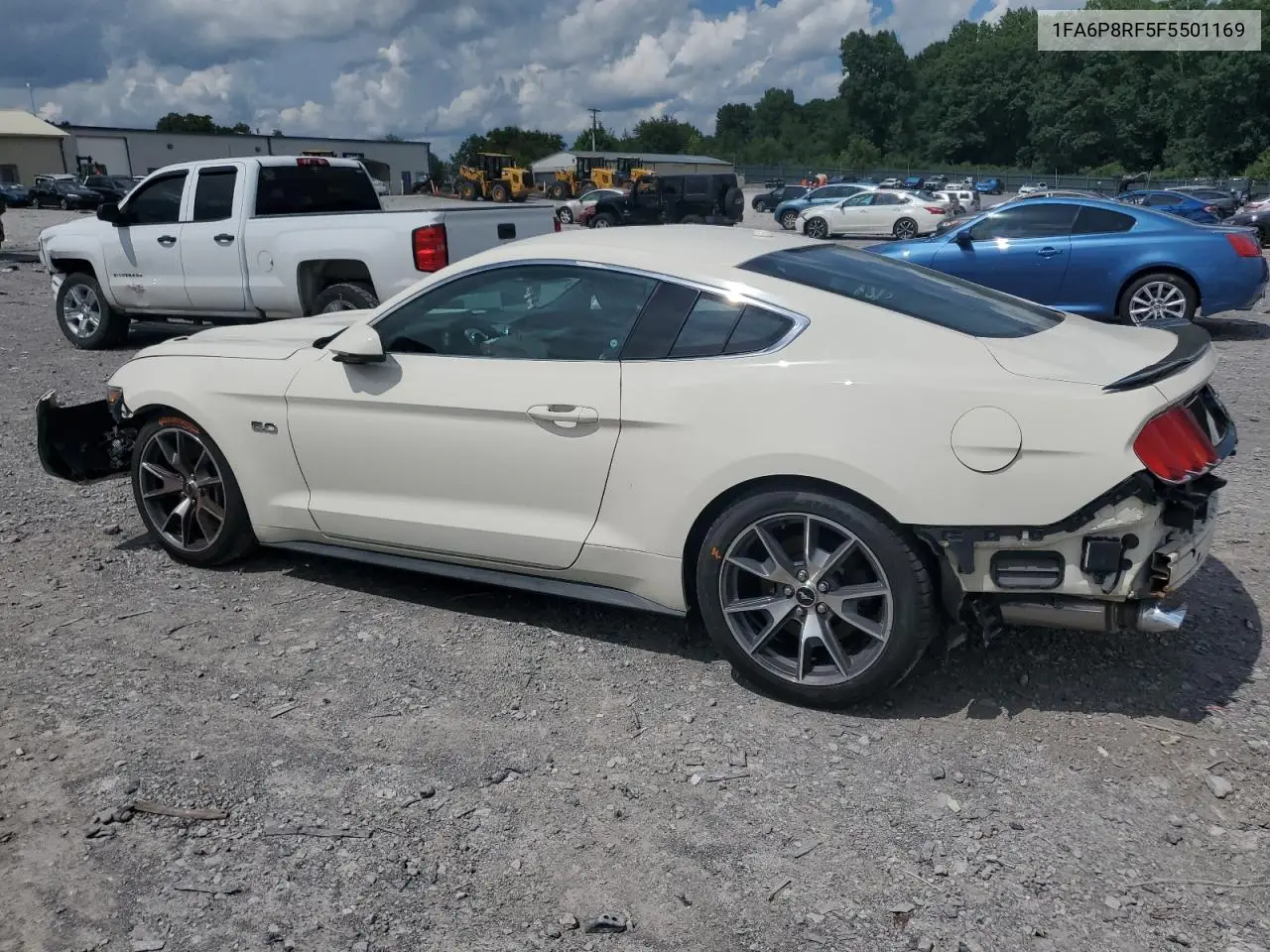 2015 Ford Mustang 50Th Anniversary VIN: 1FA6P8RF5F5501169 Lot: 64039155