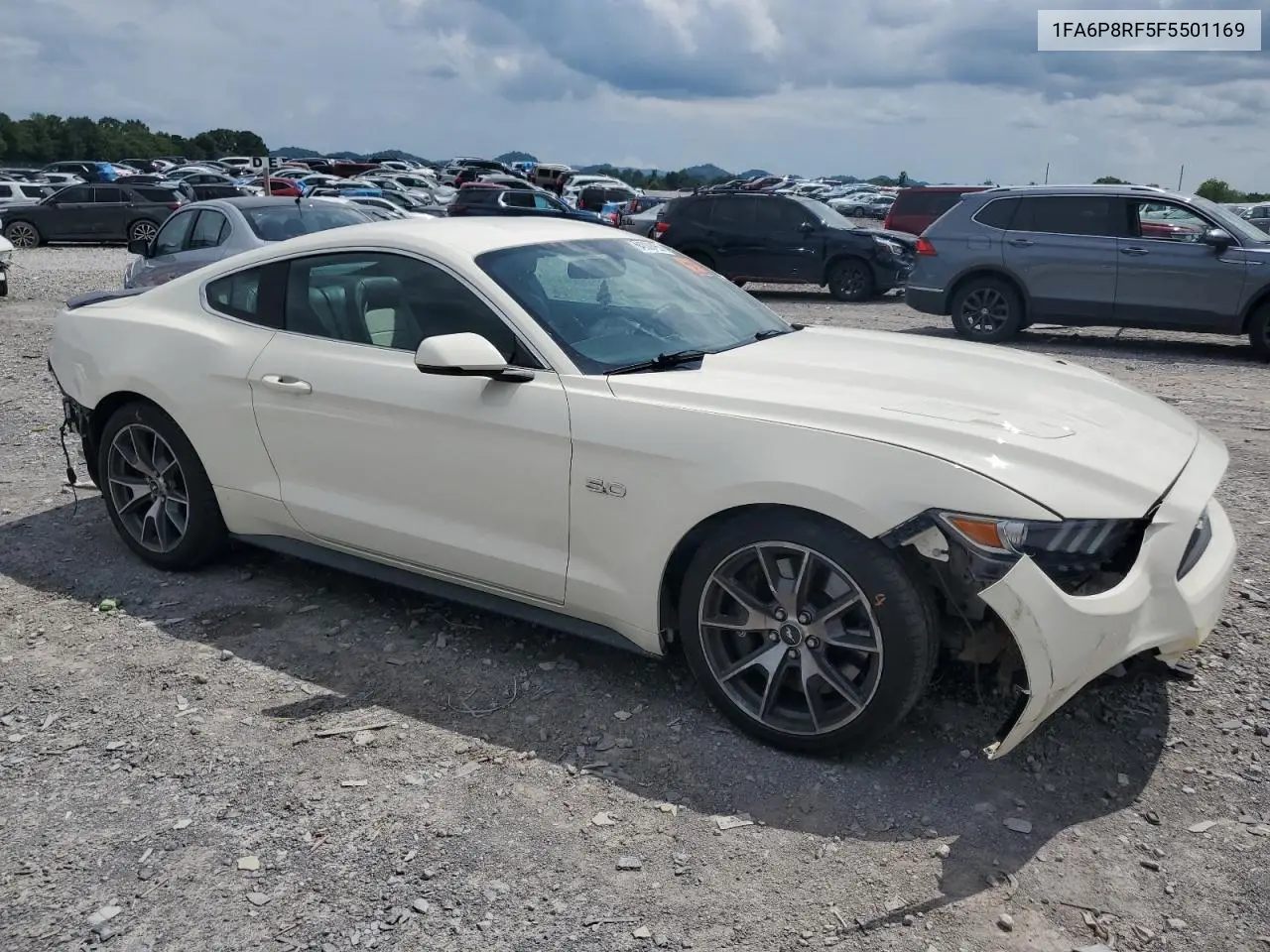 2015 Ford Mustang 50Th Anniversary VIN: 1FA6P8RF5F5501169 Lot: 64039155