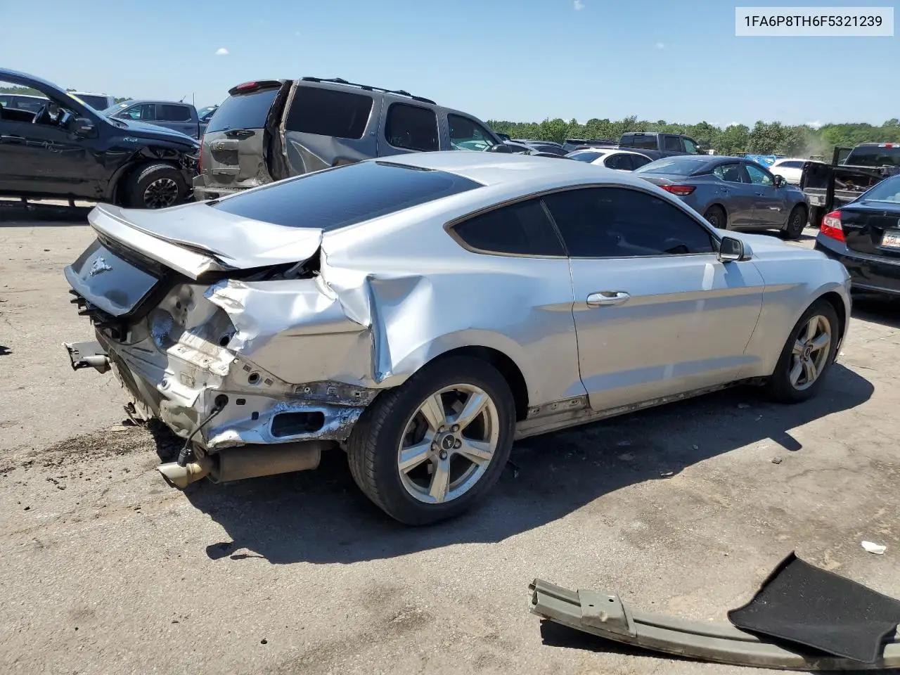 2015 Ford Mustang VIN: 1FA6P8TH6F5321239 Lot: 64040465
