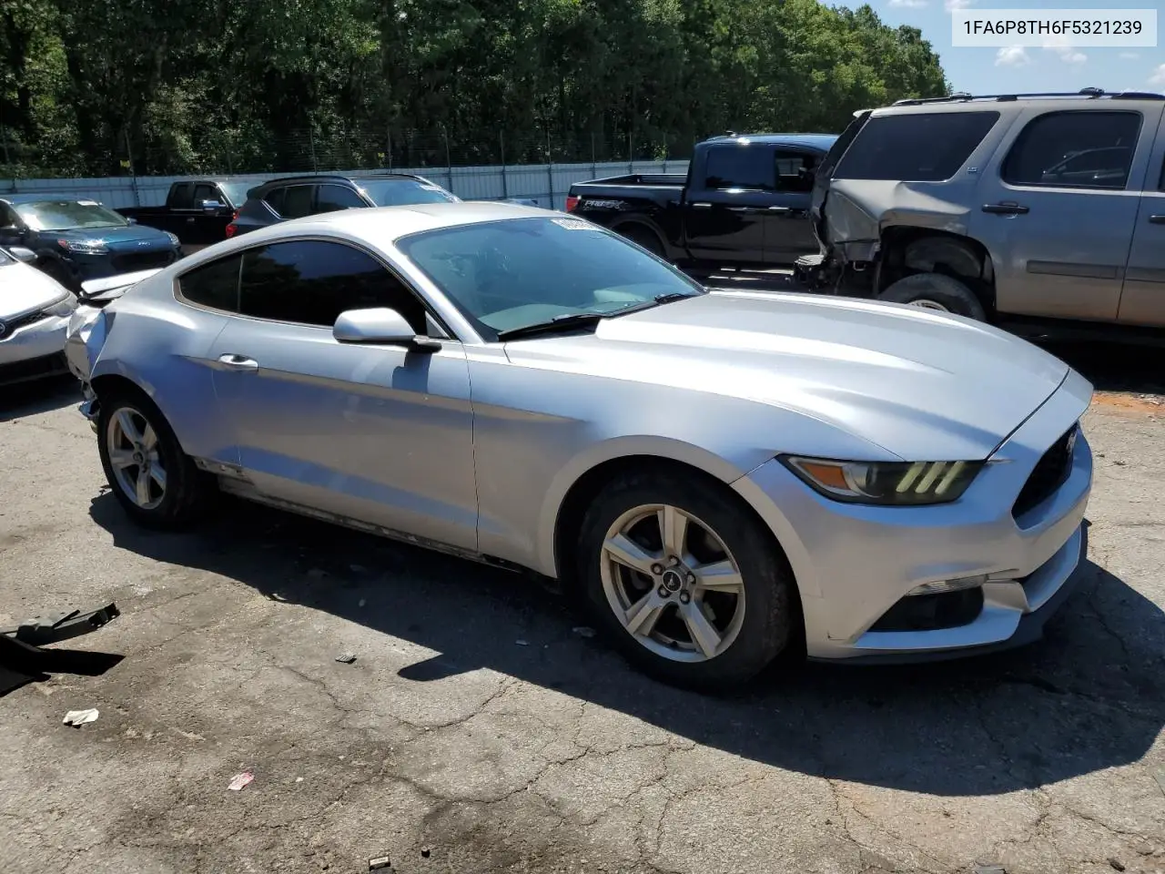 2015 Ford Mustang VIN: 1FA6P8TH6F5321239 Lot: 64040465