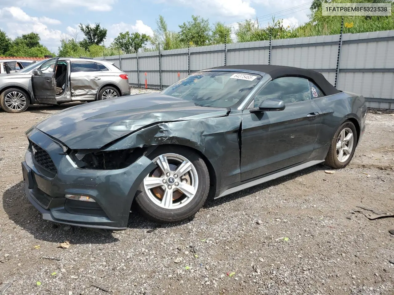 2015 Ford Mustang VIN: 1FATP8EM8F5323538 Lot: 64375465