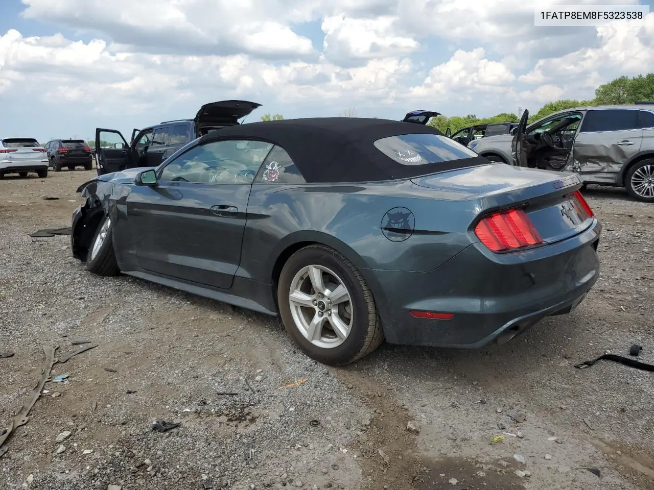 2015 Ford Mustang VIN: 1FATP8EM8F5323538 Lot: 64375465