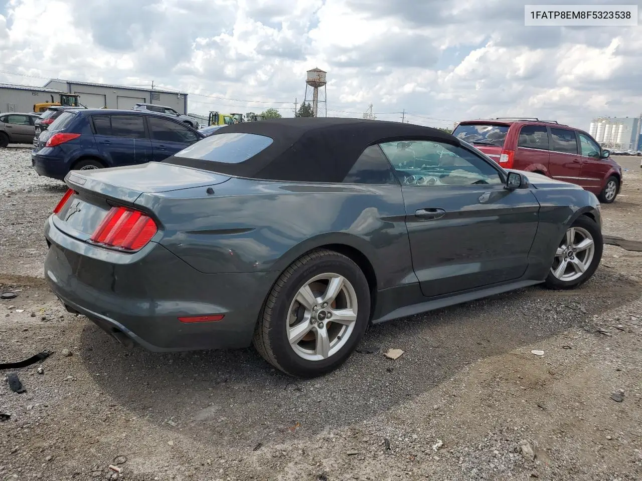 2015 Ford Mustang VIN: 1FATP8EM8F5323538 Lot: 64375465