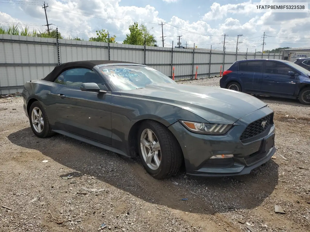 2015 Ford Mustang VIN: 1FATP8EM8F5323538 Lot: 64375465