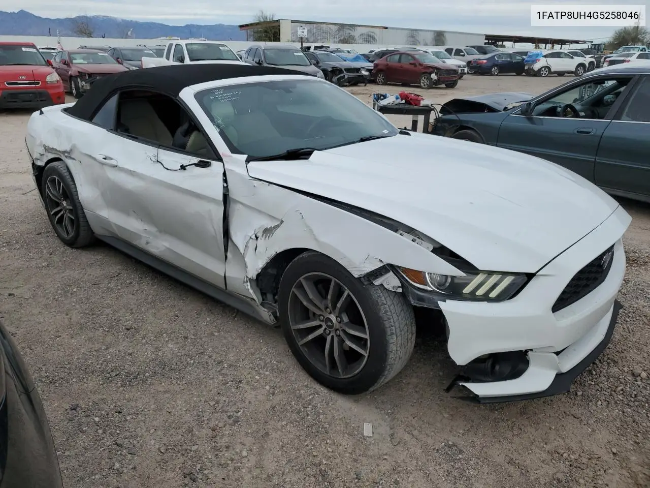 2016 Ford Mustang VIN: 1FATP8UH4G5258046 Lot: 41047264