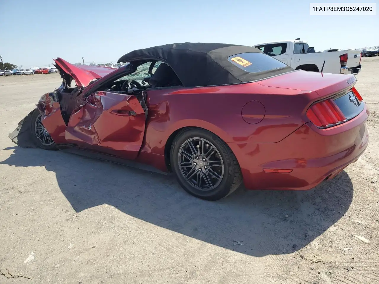 2016 Ford Mustang VIN: 1FATP8EM3G5247020 Lot: 52027745
