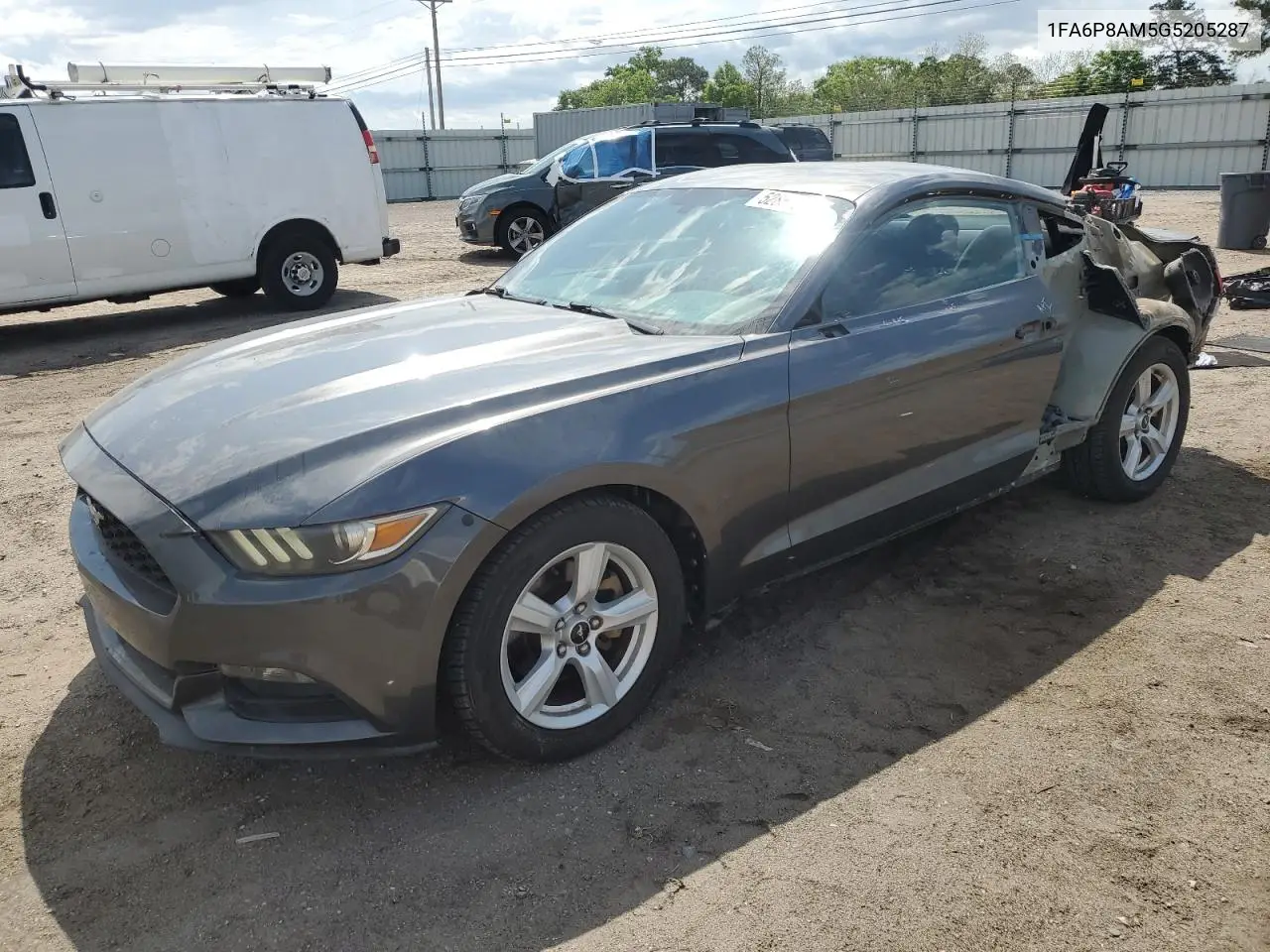 2016 Ford Mustang VIN: 1FA6P8AM5G5205287 Lot: 52850305