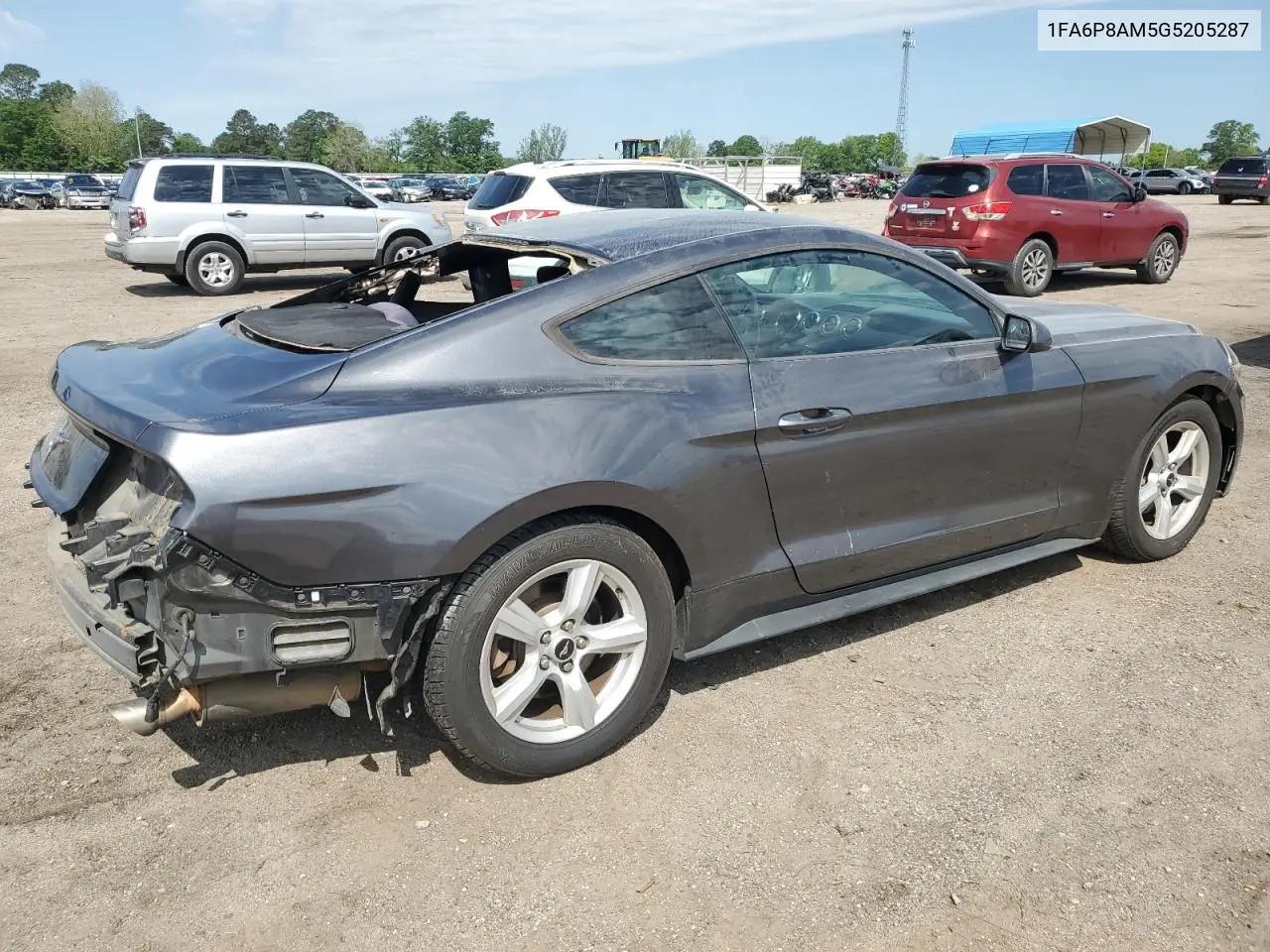 2016 Ford Mustang VIN: 1FA6P8AM5G5205287 Lot: 52850305