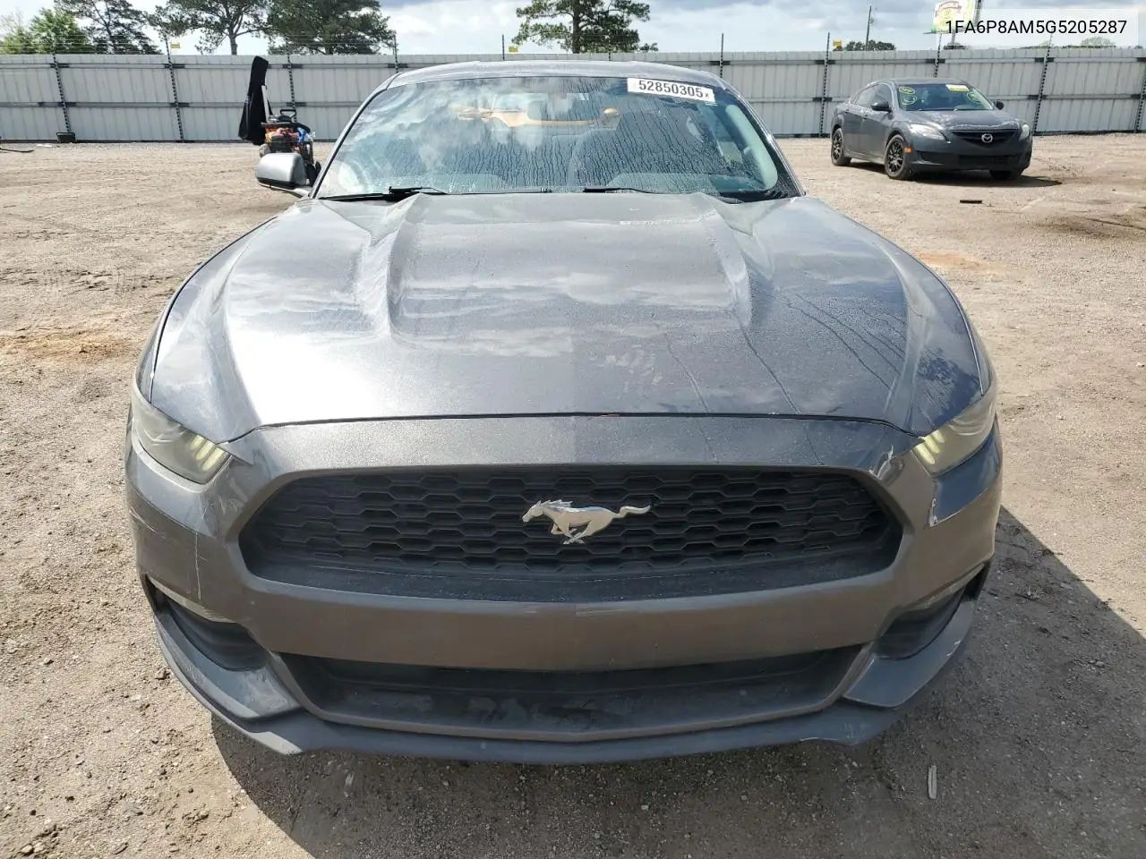2016 Ford Mustang VIN: 1FA6P8AM5G5205287 Lot: 52850305