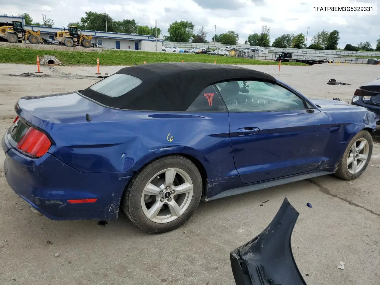 2016 Ford Mustang VIN: 1FATP8EM3G5329331 Lot: 56327565