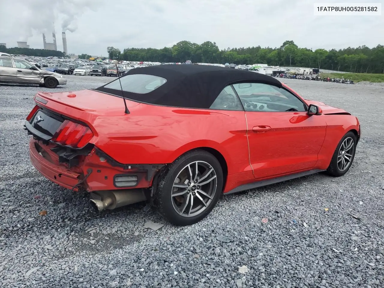 2016 Ford Mustang VIN: 1FATP8UH0G5281582 Lot: 56775015