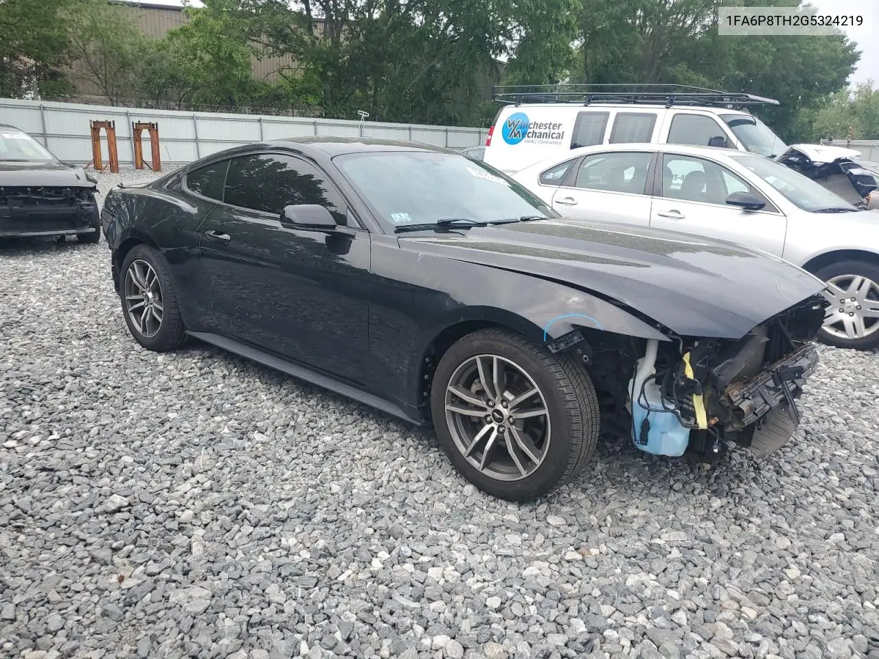 2016 Ford Mustang VIN: 1FA6P8TH2G5324219 Lot: 59680515