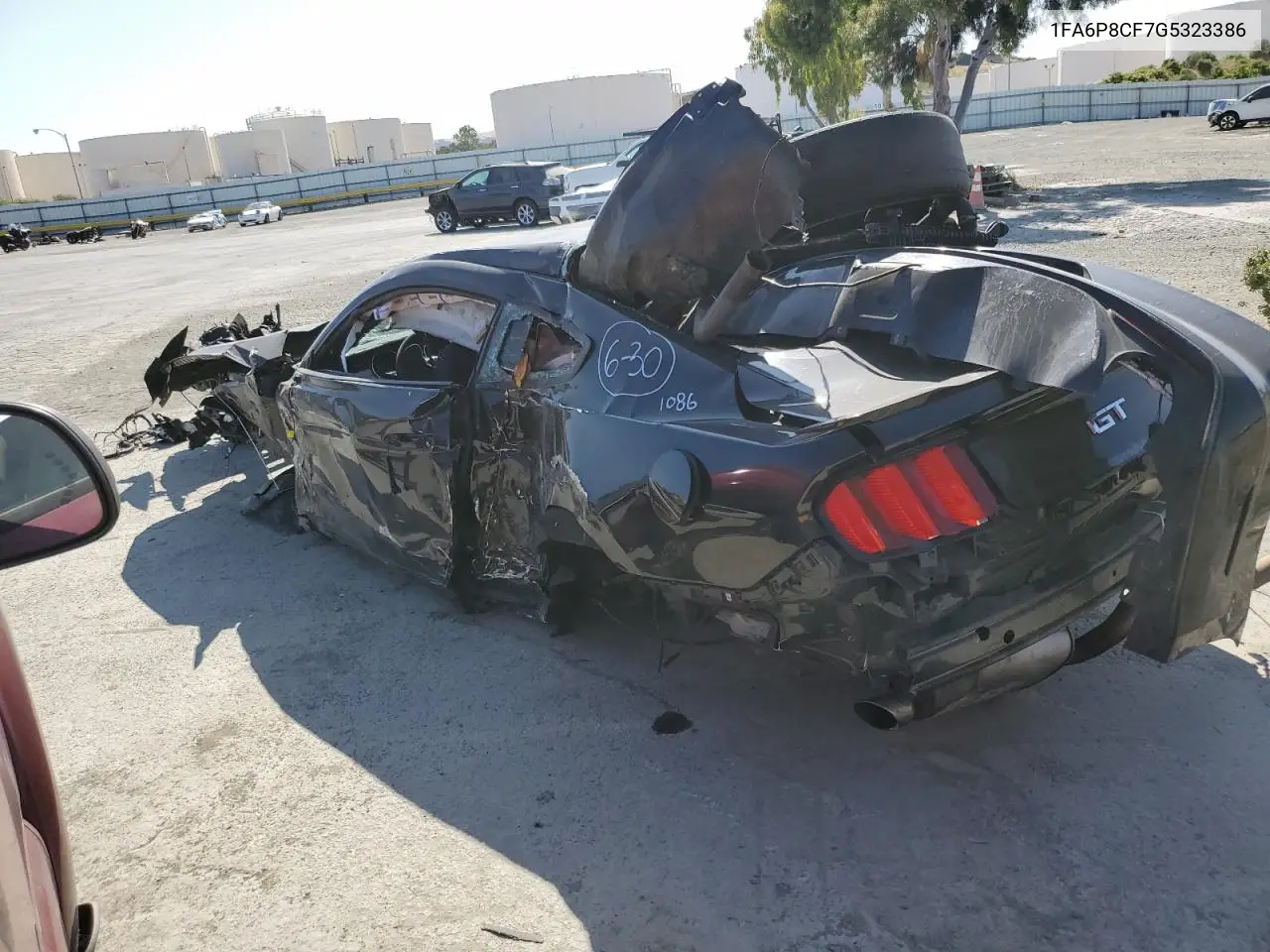 2016 Ford Mustang Gt VIN: 1FA6P8CF7G5323386 Lot: 60631785