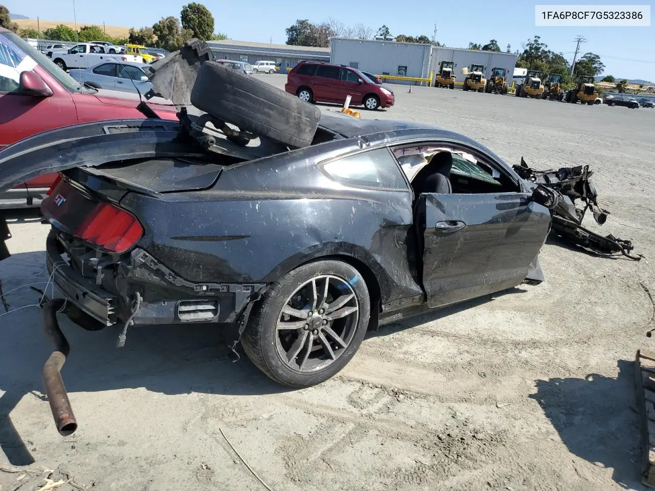 2016 Ford Mustang Gt VIN: 1FA6P8CF7G5323386 Lot: 60631785
