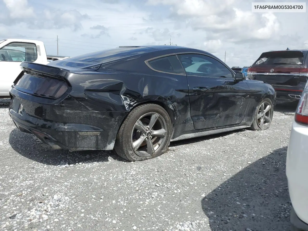 2016 Ford Mustang VIN: 1FA6P8AM0G5304700 Lot: 60964595