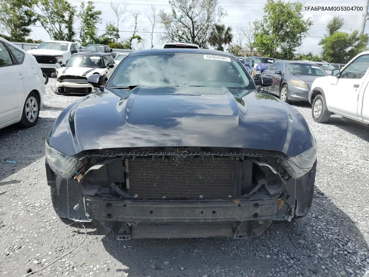 2016 Ford Mustang VIN: 1FA6P8AM0G5304700 Lot: 60964595