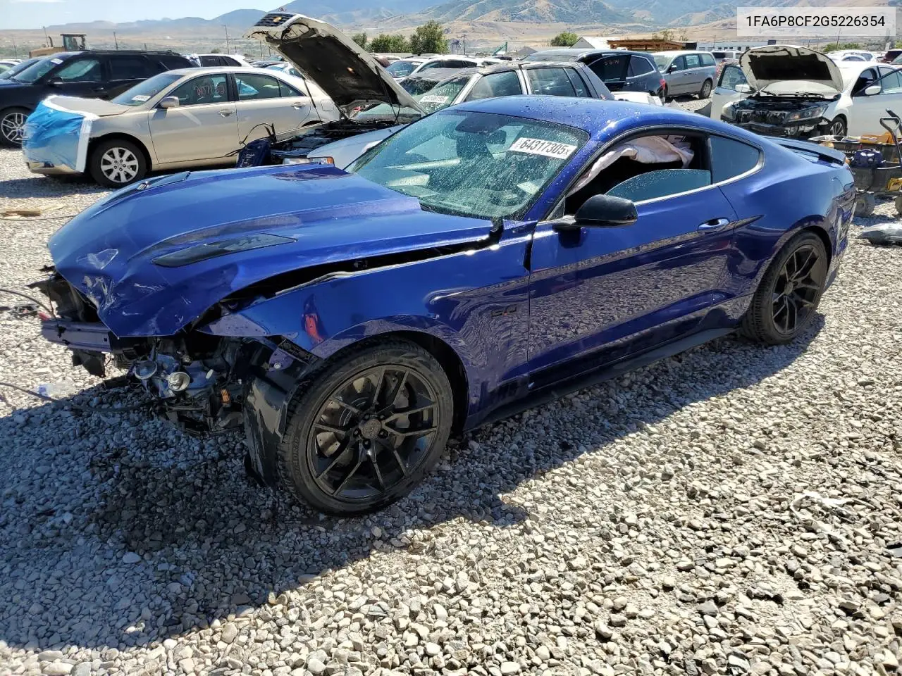 2016 Ford Mustang Gt VIN: 1FA6P8CF2G5226354 Lot: 64317305