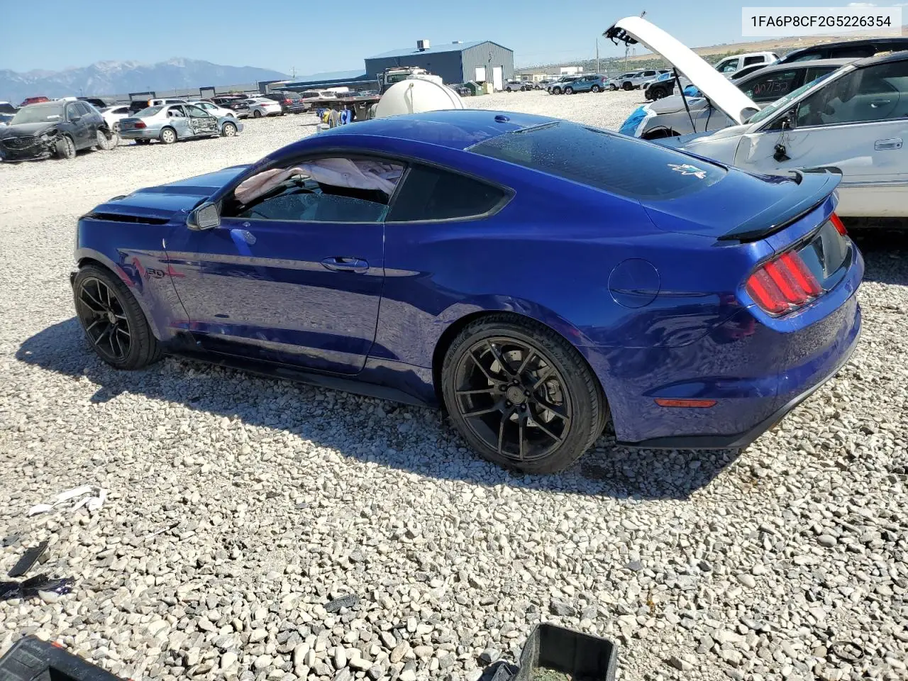 2016 Ford Mustang Gt VIN: 1FA6P8CF2G5226354 Lot: 64317305
