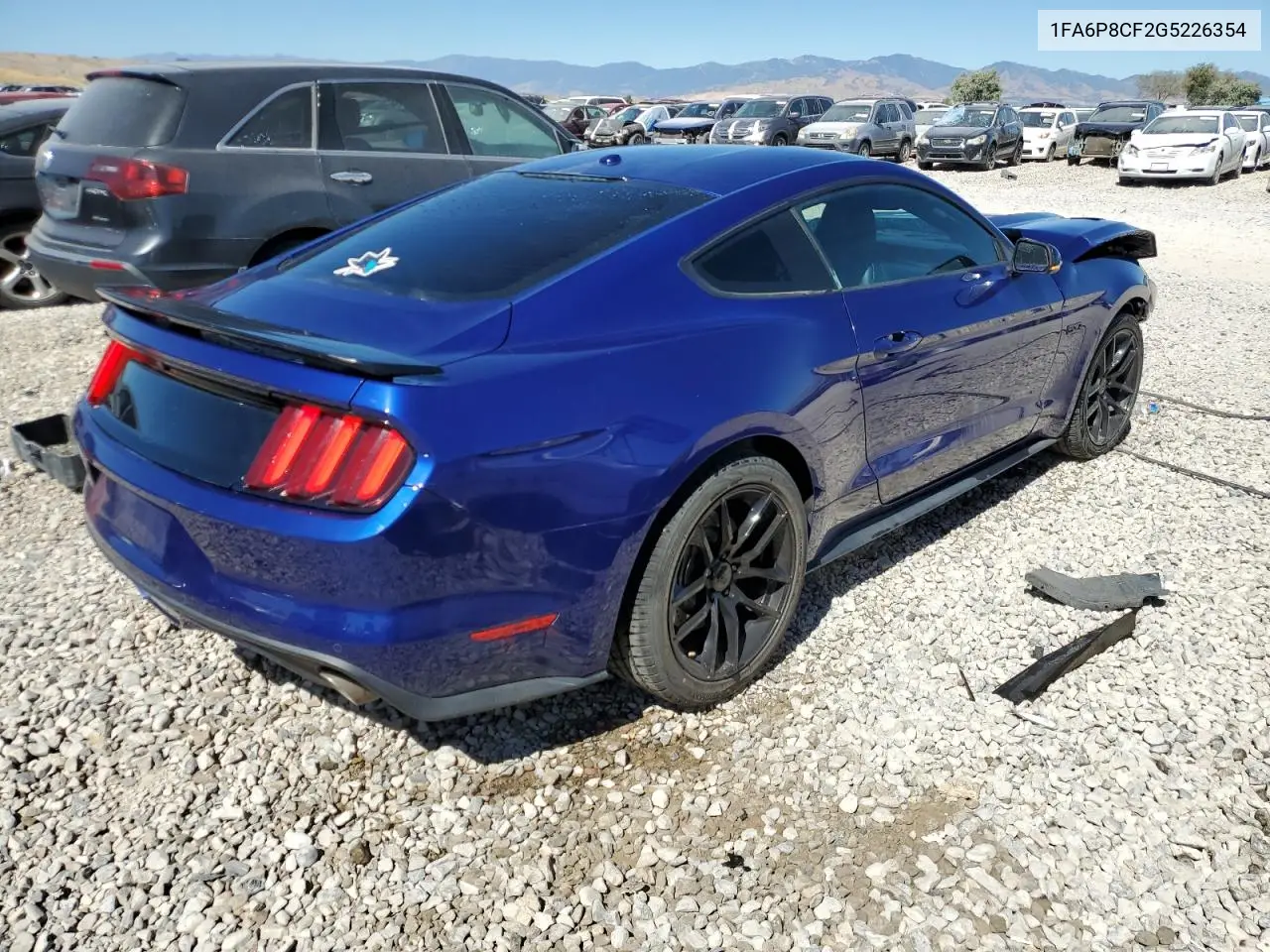 2016 Ford Mustang Gt VIN: 1FA6P8CF2G5226354 Lot: 64317305