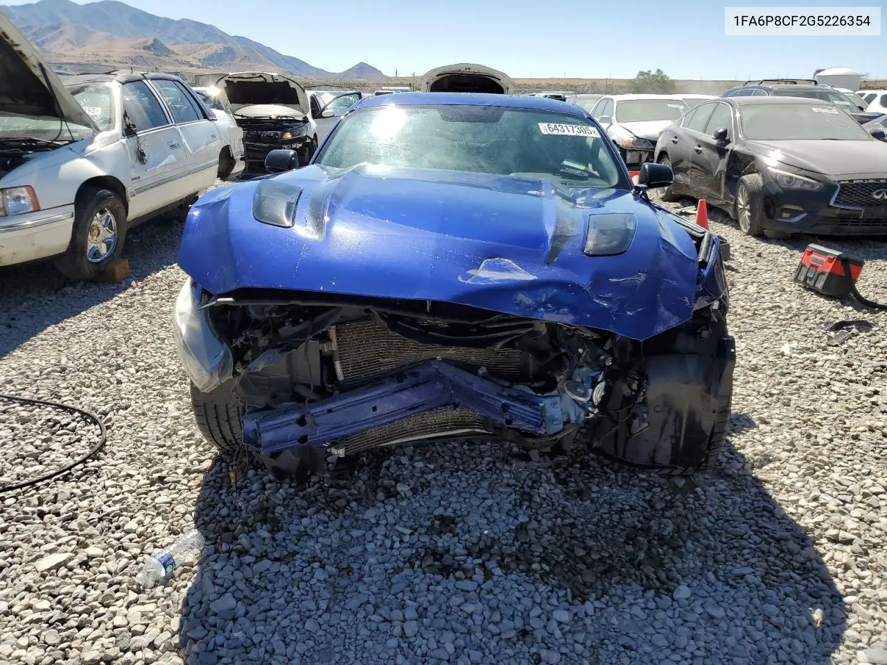 2016 Ford Mustang Gt VIN: 1FA6P8CF2G5226354 Lot: 64317305