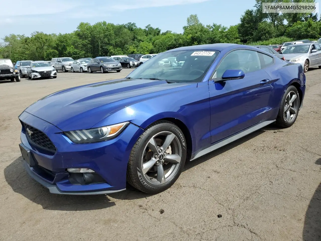 2016 Ford Mustang VIN: 1FA6P8AM4G5298206 Lot: 64372775