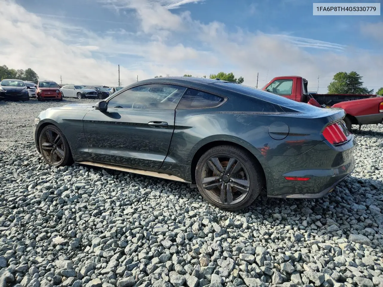2016 Ford Mustang VIN: 1FA6P8TH4G5330779 Lot: 64560195