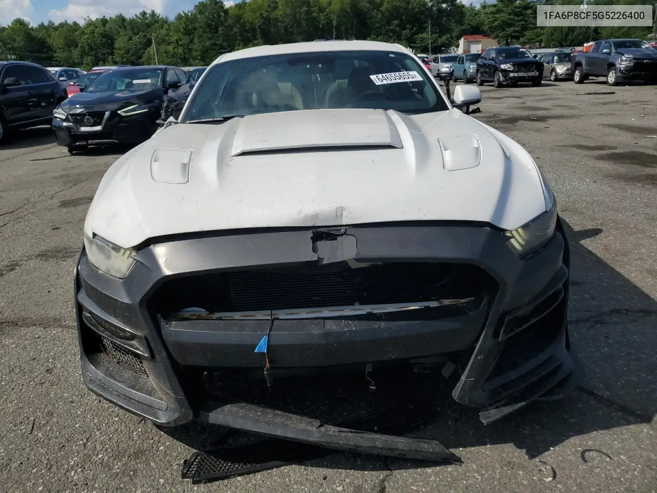2016 Ford Mustang Gt VIN: 1FA6P8CF5G5226400 Lot: 64655655