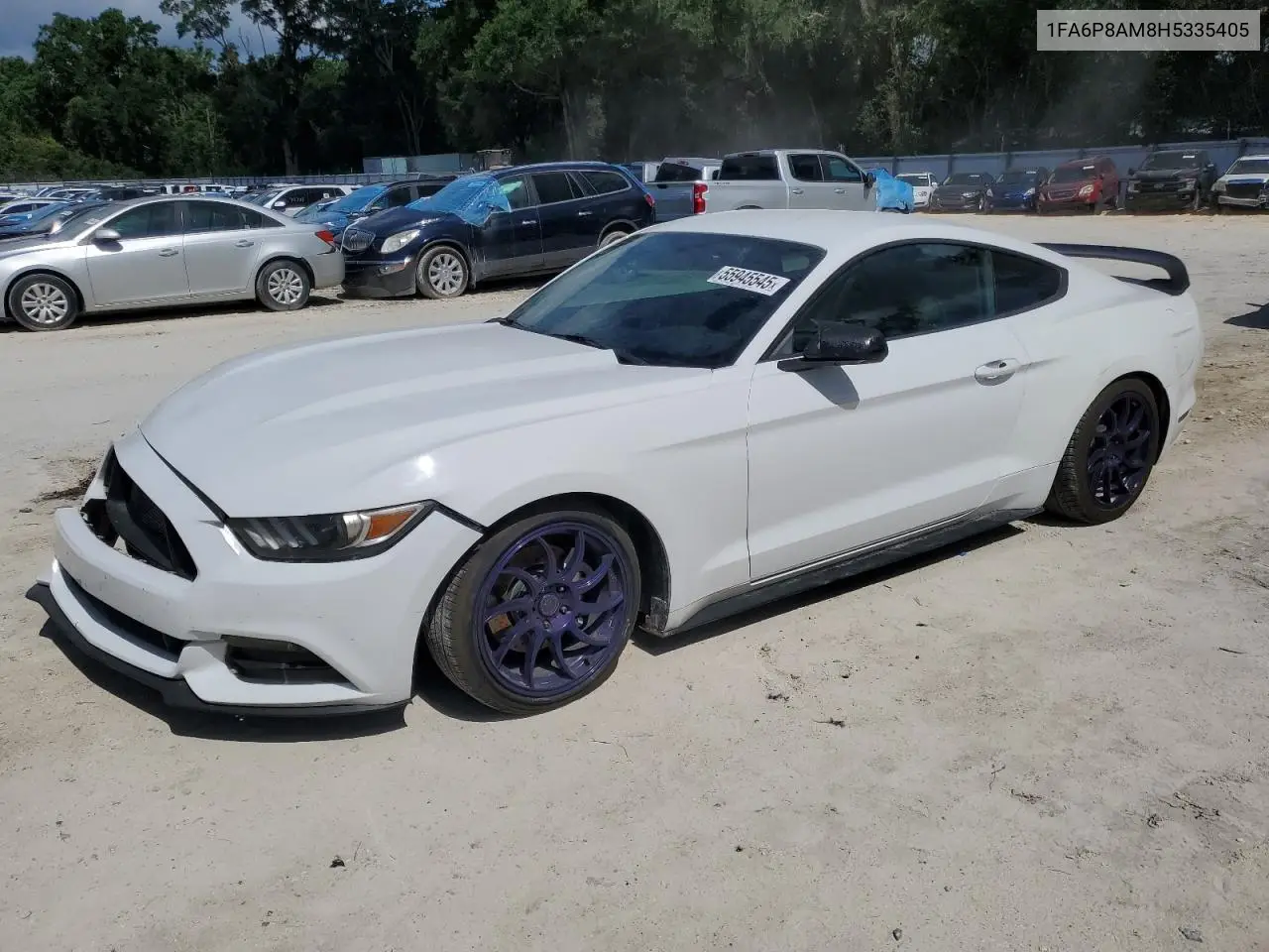 2017 Ford Mustang VIN: 1FA6P8AM8H5335405 Lot: 55945545
