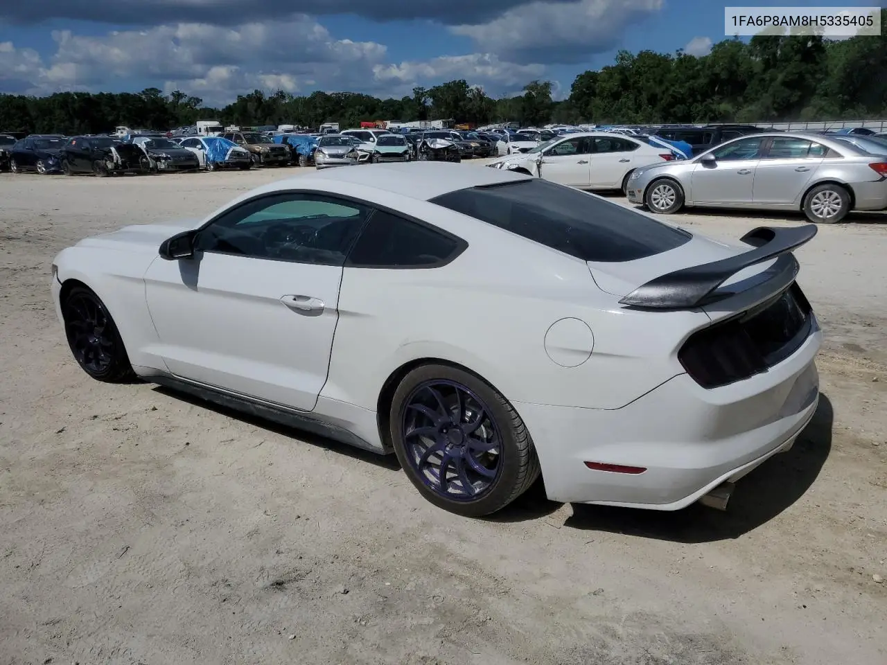 2017 Ford Mustang VIN: 1FA6P8AM8H5335405 Lot: 55945545
