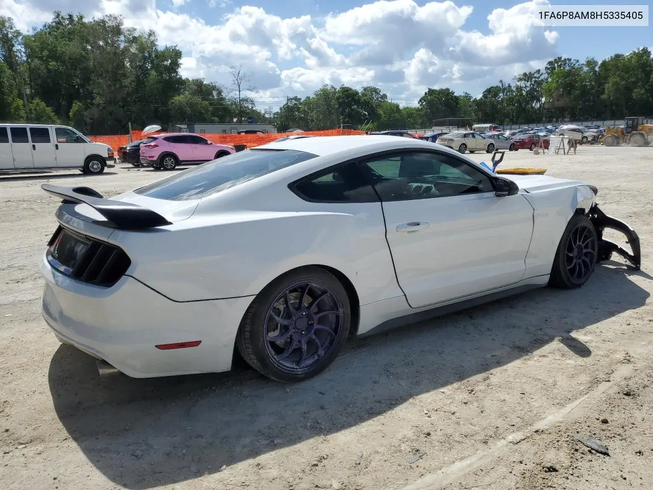 2017 Ford Mustang VIN: 1FA6P8AM8H5335405 Lot: 55945545