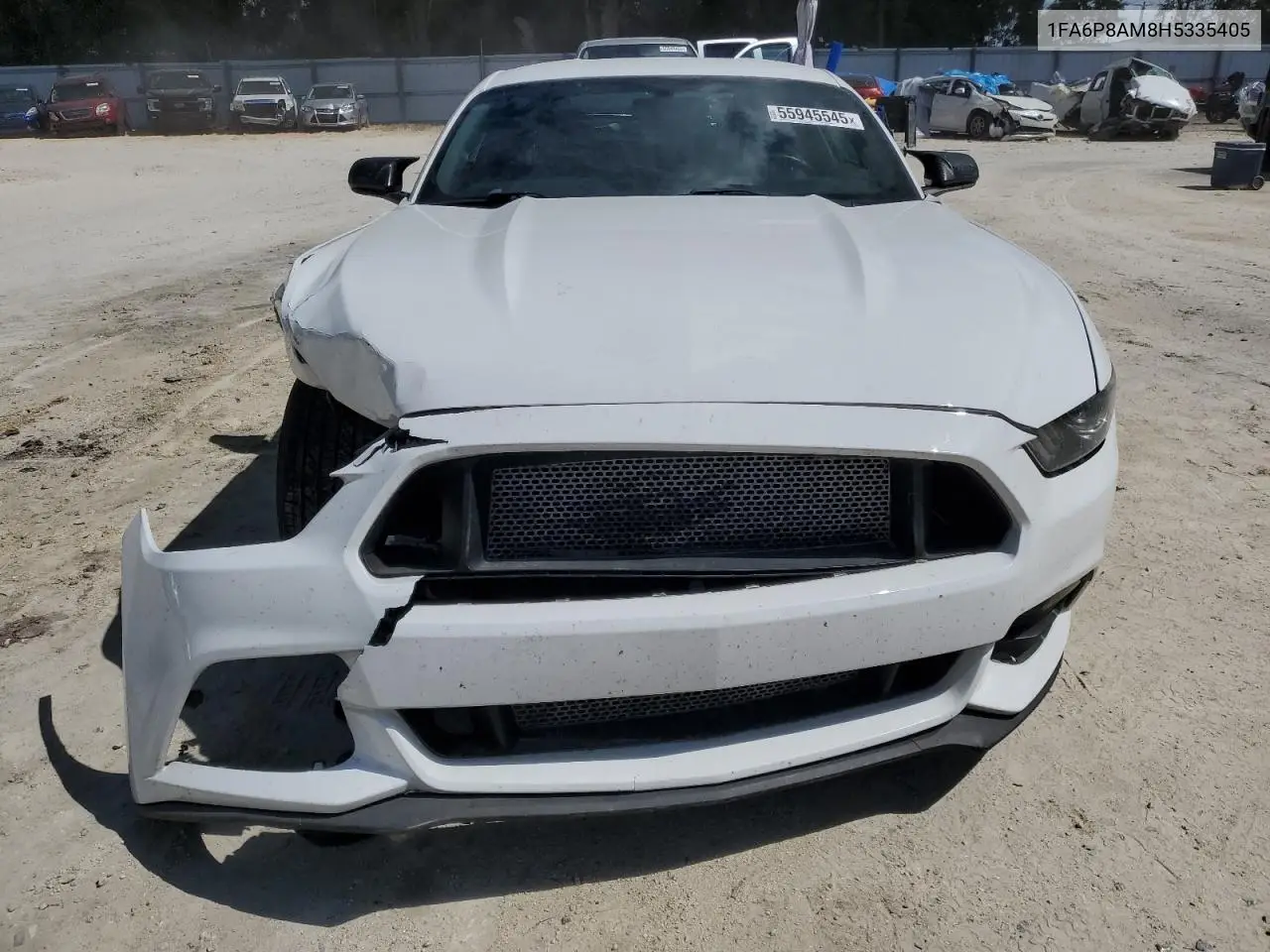 2017 Ford Mustang VIN: 1FA6P8AM8H5335405 Lot: 55945545