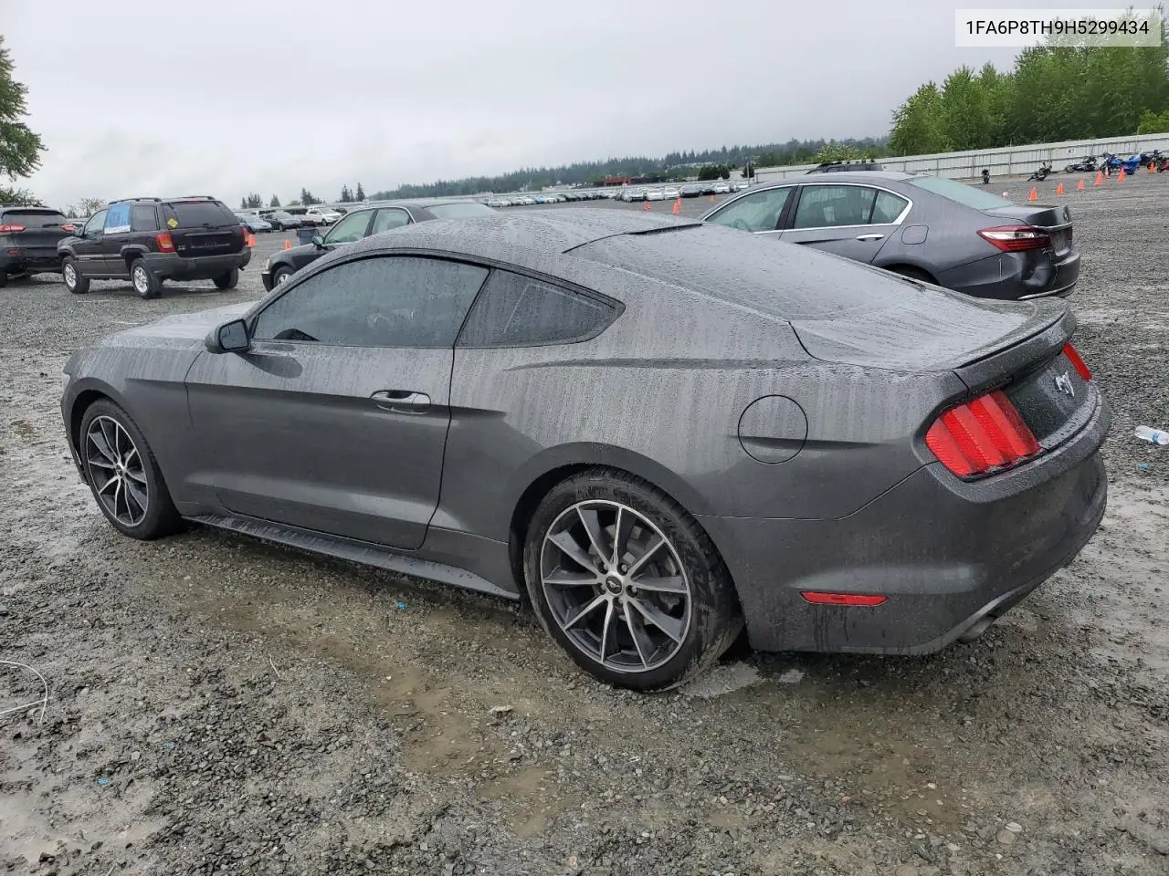 2017 Ford Mustang VIN: 1FA6P8TH9H5299434 Lot: 56608815
