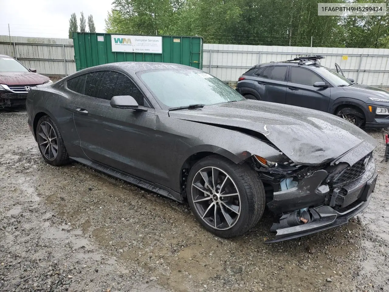 2017 Ford Mustang VIN: 1FA6P8TH9H5299434 Lot: 56608815