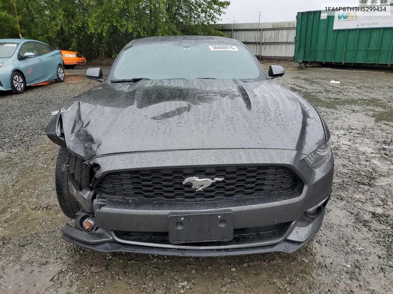 2017 Ford Mustang VIN: 1FA6P8TH9H5299434 Lot: 56608815