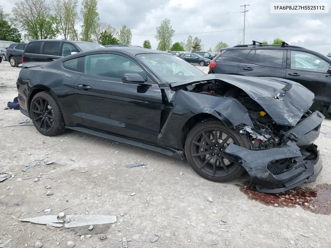 2017 Ford Mustang Shelby Gt350 VIN: 1FA6P8JZ7H5525112 Lot: 56660275