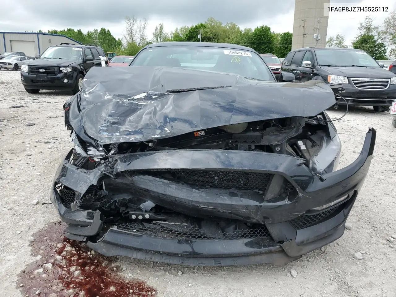 2017 Ford Mustang Shelby Gt350 VIN: 1FA6P8JZ7H5525112 Lot: 56660275