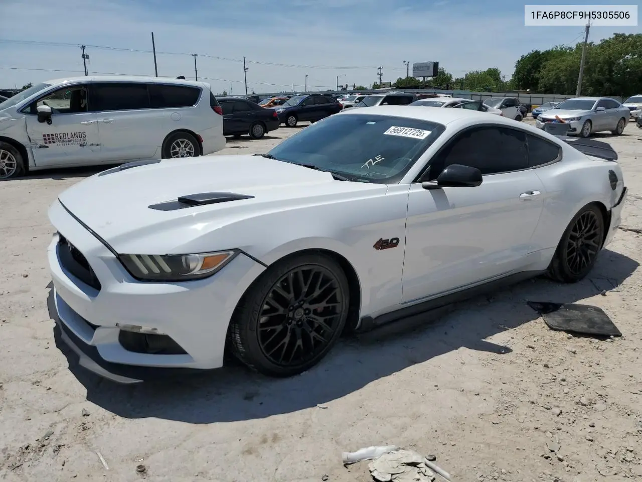 2017 Ford Mustang Gt VIN: 1FA6P8CF9H5305506 Lot: 56912725