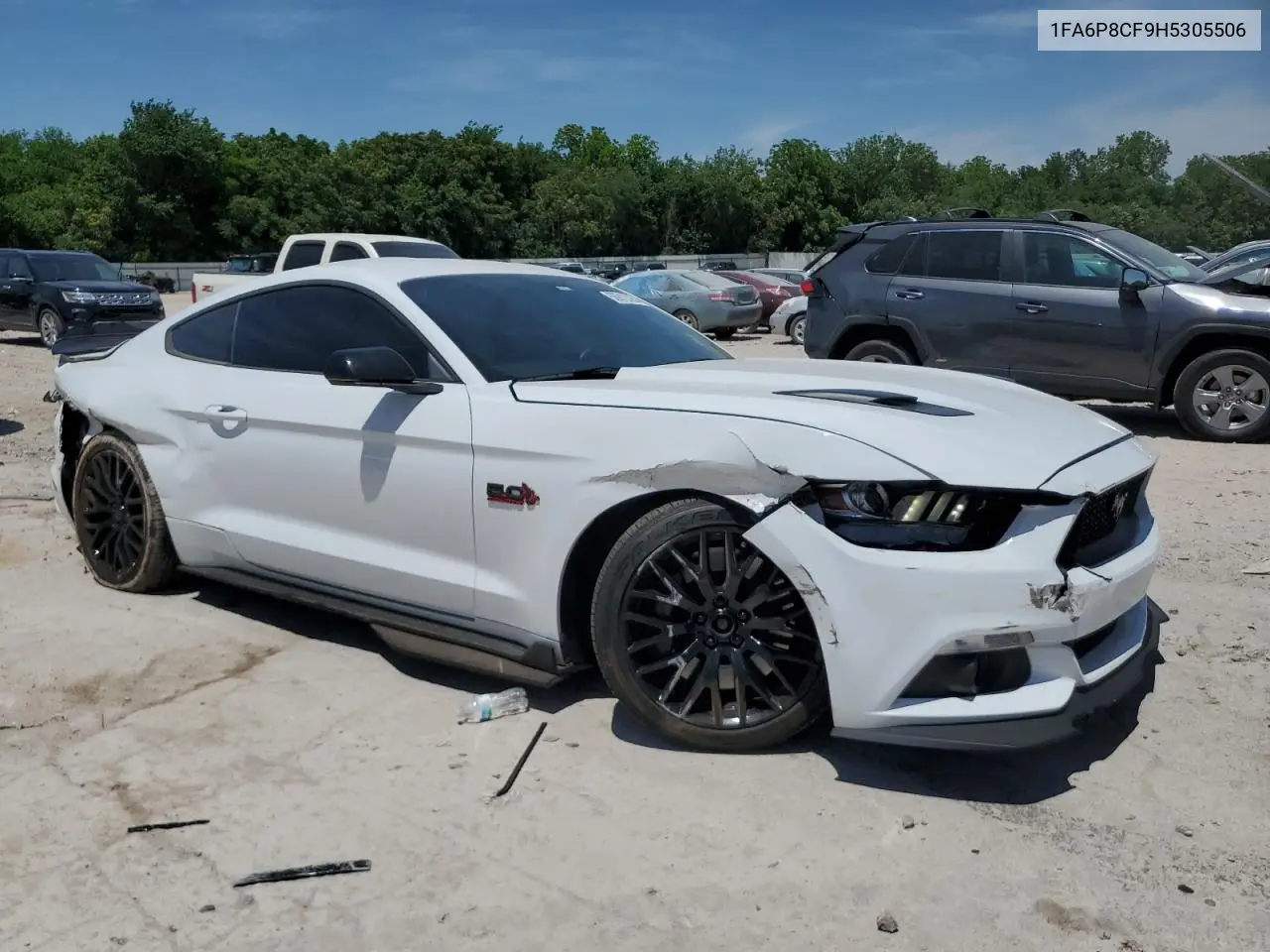 2017 Ford Mustang Gt VIN: 1FA6P8CF9H5305506 Lot: 56912725