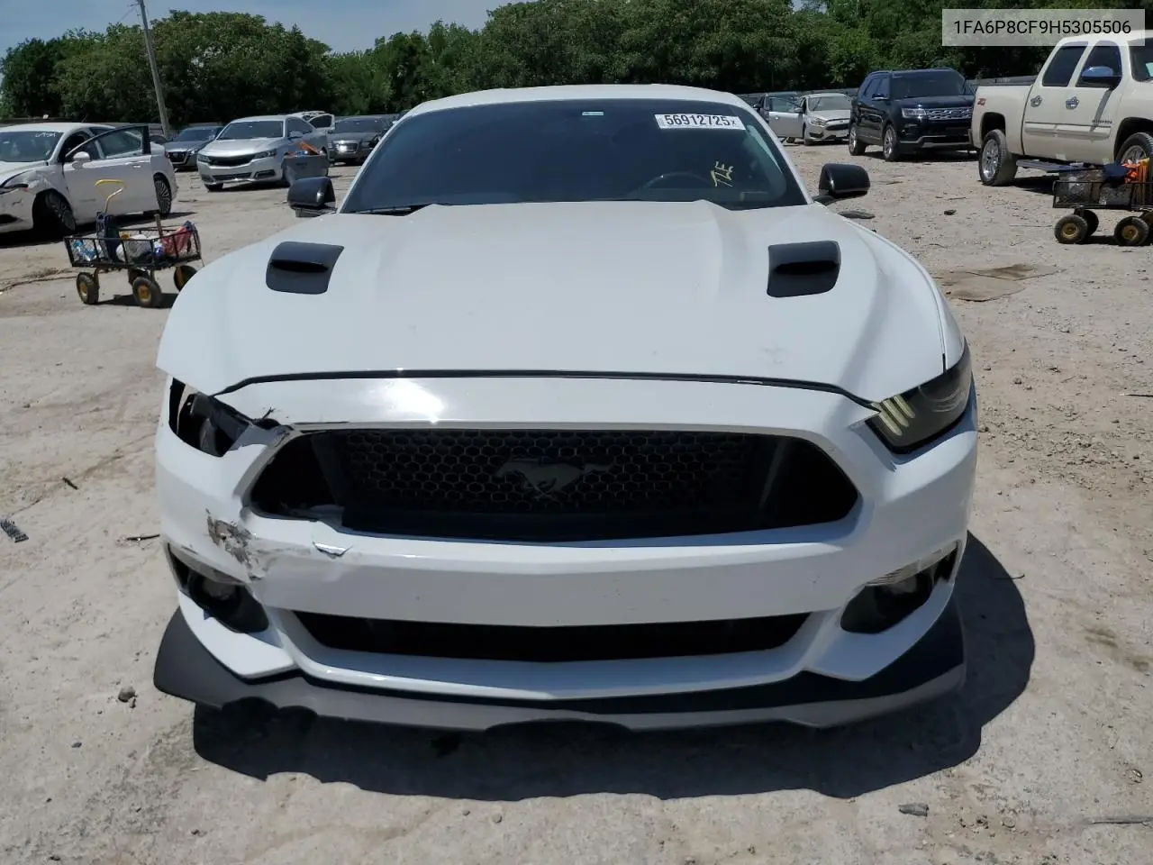 2017 Ford Mustang Gt VIN: 1FA6P8CF9H5305506 Lot: 56912725