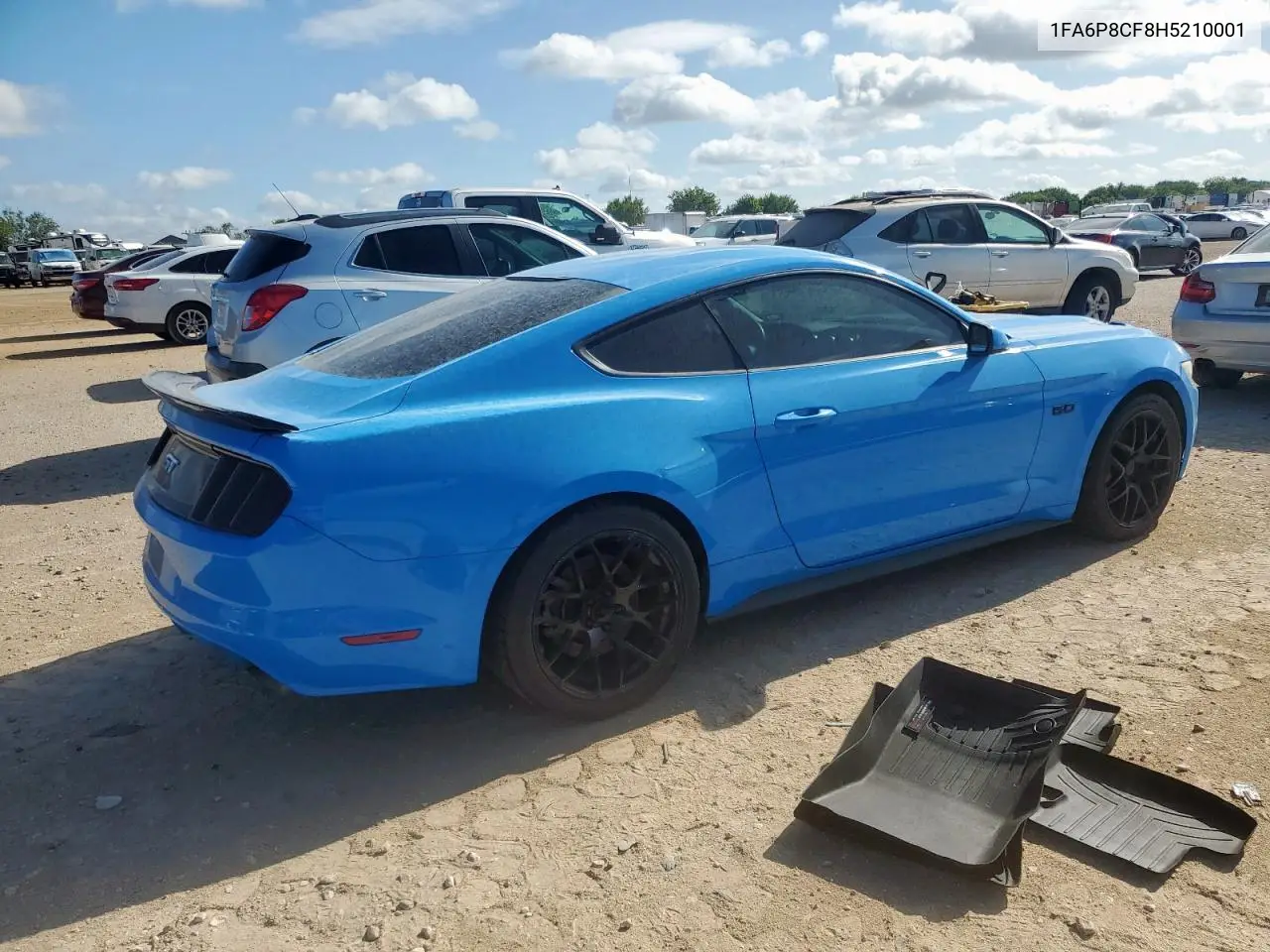 2017 Ford Mustang Gt VIN: 1FA6P8CF8H5210001 Lot: 62688745
