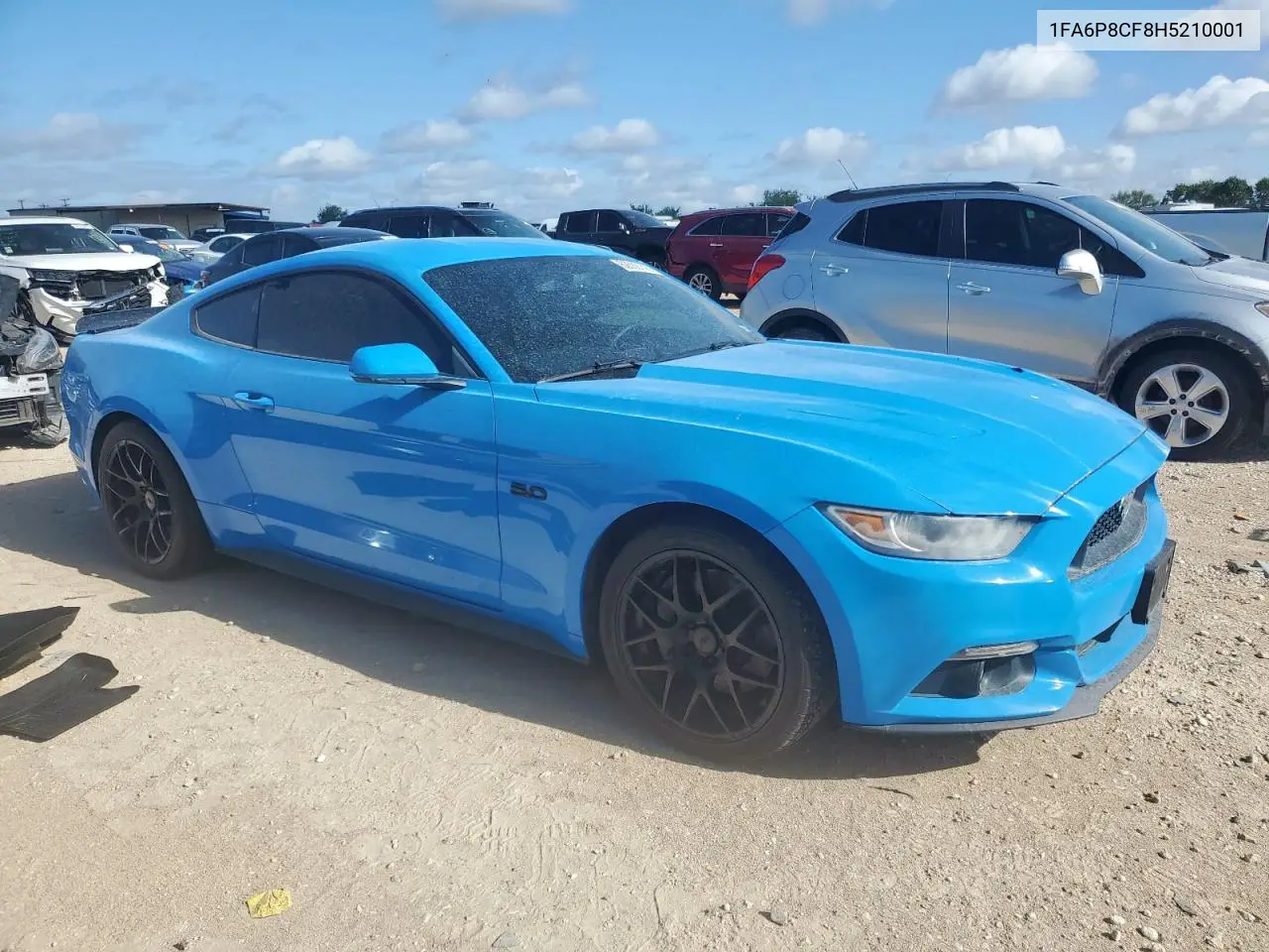 2017 Ford Mustang Gt VIN: 1FA6P8CF8H5210001 Lot: 62688745