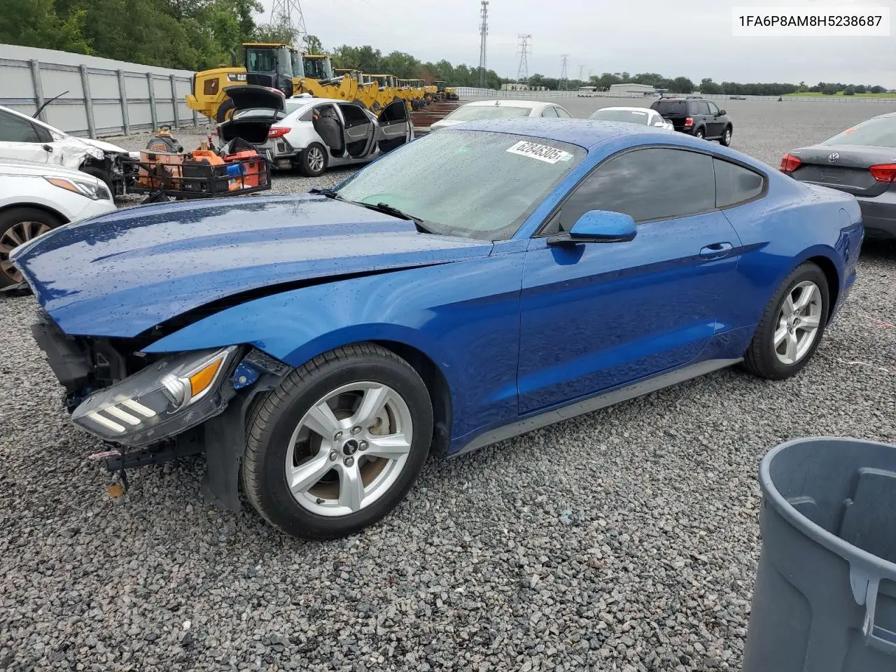 2017 Ford Mustang VIN: 1FA6P8AM8H5238687 Lot: 62846305