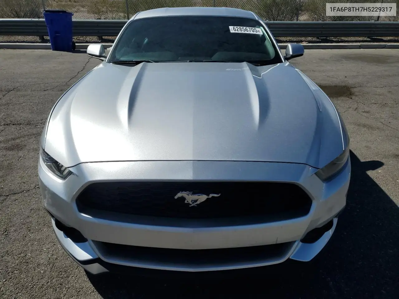 2017 Ford Mustang VIN: 1FA6P8TH7H5229317 Lot: 62856705