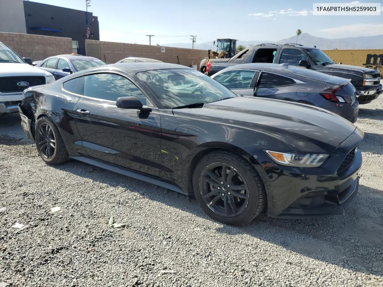 2017 Ford Mustang VIN: 1FA6P8TH5H5259903 Lot: 62885975