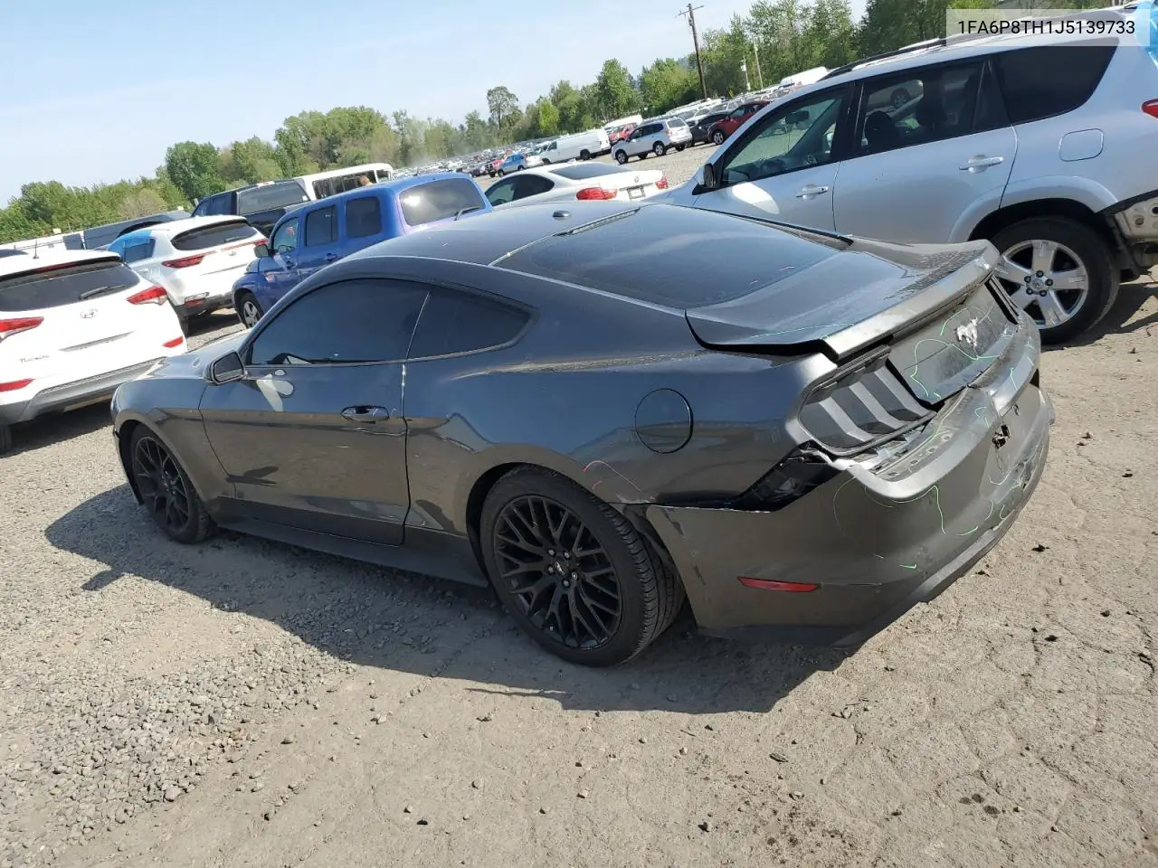 2018 Ford Mustang VIN: 1FA6P8TH1J5139733 Lot: 54195405