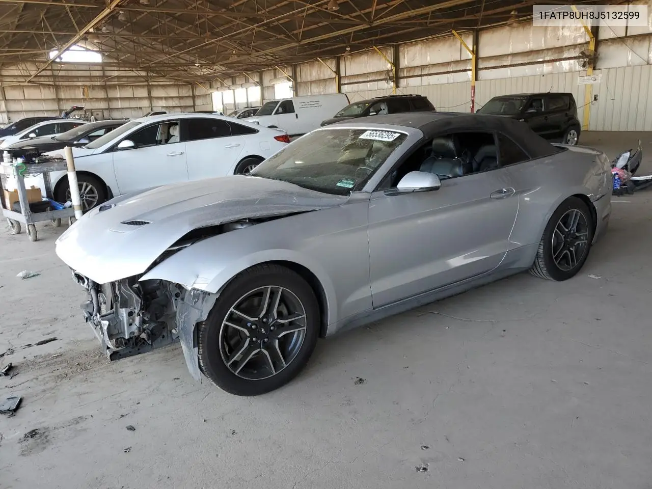 2018 Ford Mustang VIN: 1FATP8UH8J5132599 Lot: 56536295