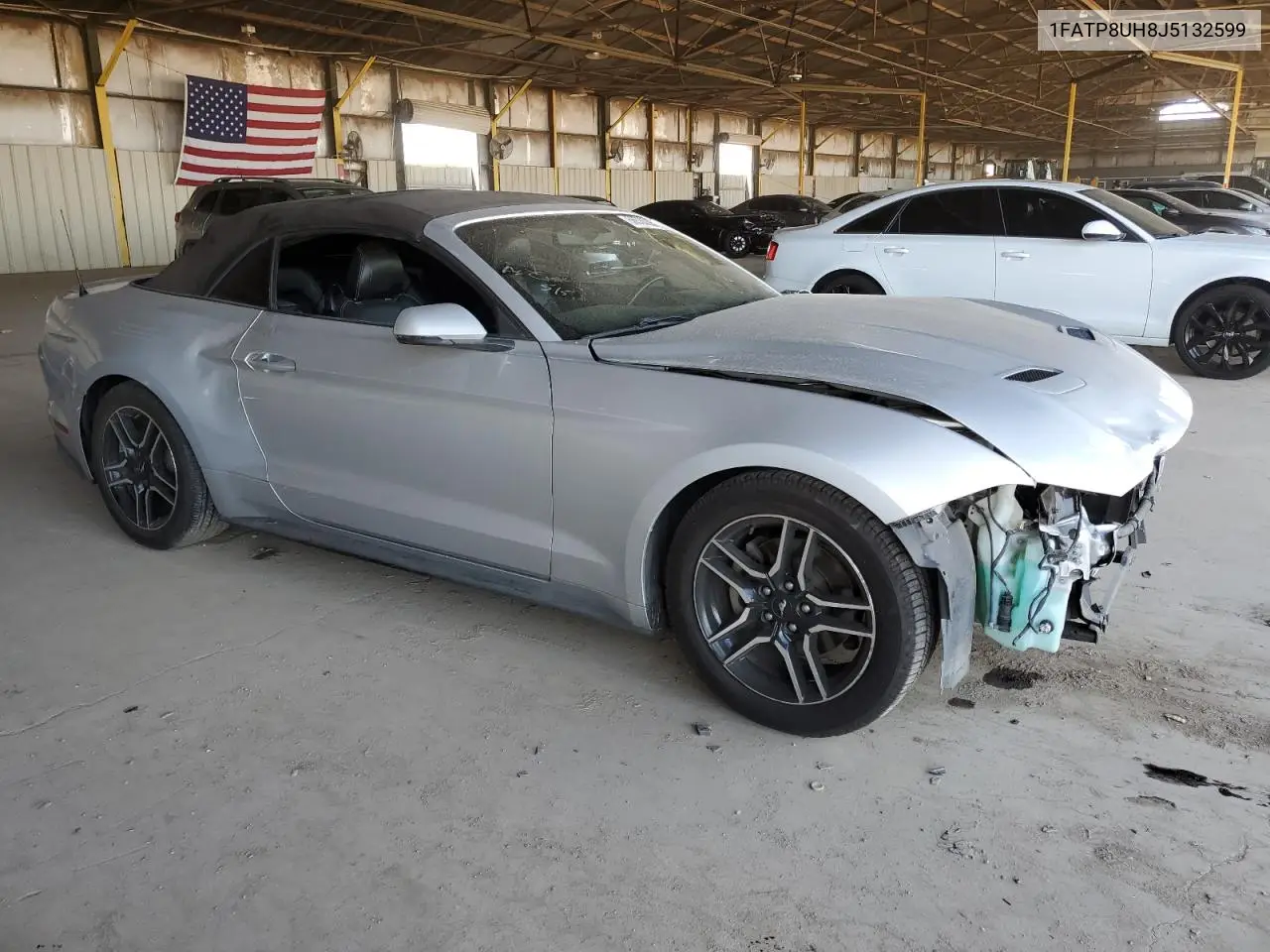 2018 Ford Mustang VIN: 1FATP8UH8J5132599 Lot: 56536295